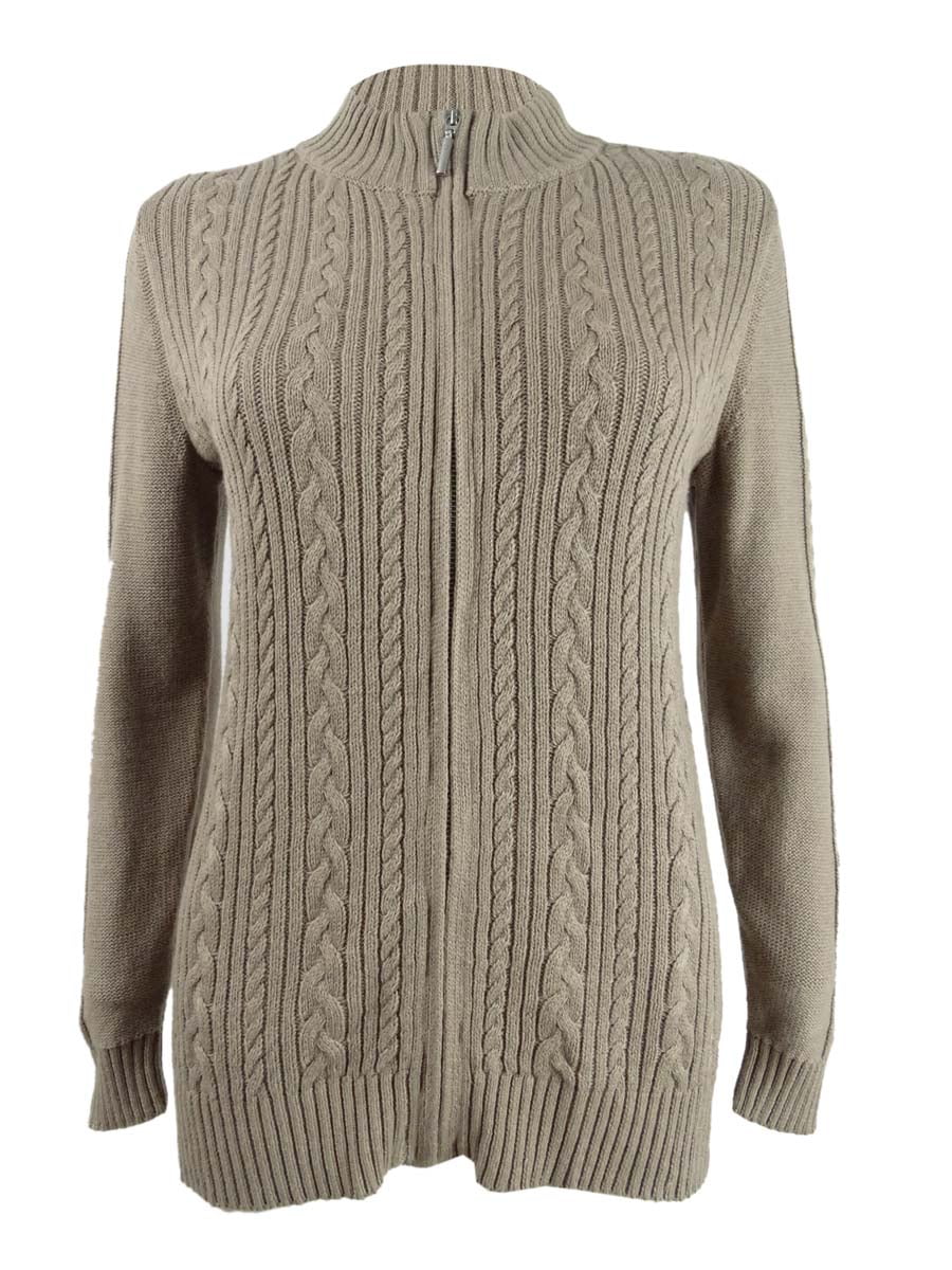 Karen Scott Women's Petite Cable Knit 