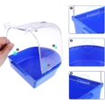 thumbnail image 3 of Baño para pájaros colgante transparente, jaula de ducha de plástico para limpiar loros y pájaros cuco, azul, 3 of 5
