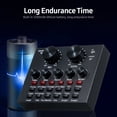 thumbnail image 4 of Amdohai V8 Multifunctional External Sound Card 6 Sound Modes 12 Sound Effects for Online Singing Chatting Live Video Music Recording, 4 of 6