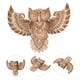 thumbnail image 5 of Búho de Madera, Colgador de Pared de Animales de Madera, Decoraciones para el Hogar, Decoración de Pared de Madera, Adorno de Búho, Decoración Rústica de Pared de Búho, 5 of 5