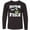 AB-Black, variant on Inktastic Born to Fish Long Sleeve Youth T-Shirt