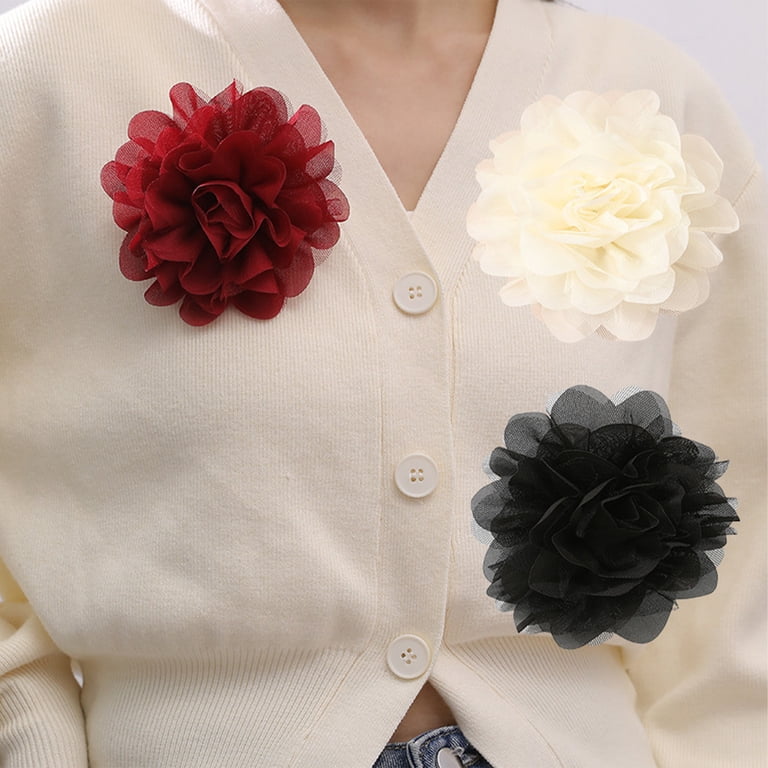 Rose Floral Brooch Pin for Women, Flower Pins for Clothes  display picture 2
