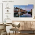 thumbnail image 4 of Elephant Stock Nyhavn New Harbor Wall Art - Horizontal Multi Panel Canvas - Living Room Wall Decor - Places Multi Panel - White And Blue Decor - 23" x 14", 4 of 4