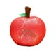 thumbnail image 2 of Almohada de Frutas Peludas Decoración de Navidad | Cojín de felpa rojo de 10cm/20cm | Acento festivo para sofá, pieza de exhibición, idea de regalo | Material de flocado suave, ligero | Serie Feliz, 2 of 6