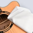thumbnail image 3 of WSTEER 4PCS Microfiber Cleaning Cloth Musical Instrument Wipe Cloth Guitar Nursing Cleaning Cloth Multi-purpose Cleaning Cloth White, 3 of 5