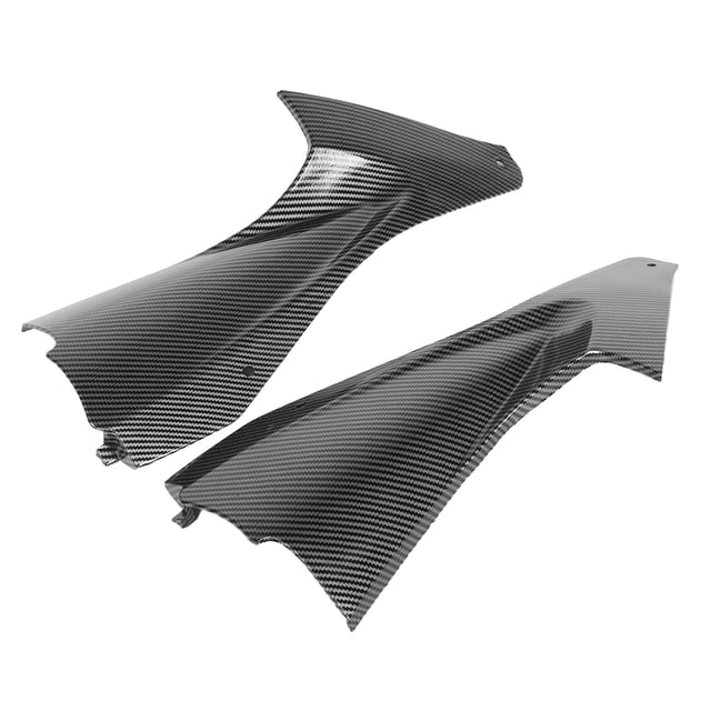 Fairing Insert Motorcycle Fairing Insert Motorcycle Parts 2pcs Carbon Fiber Style Motorcycle Side Air Duct Cover Fairing Insert Part Fit For YZF R6 2006-2007