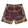 thumbnail image 7 of FORMRS Boys Swim Trunks Quick Dry Mesh Liner Boardshorts Sizes XS-XL, Gold Abstract Pattern, 7 of 7