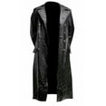 thumbnail image 5 of Uniforme militar clásico alemán Steampunk para hombre, disfraz de oficial, gabardina negra, abrigo Medieval, ropa gótica, 5 of 5