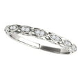 thumbnail image 3 of Mauli Jewels Engagement Rings for Women 0.19 Carat Wedding Diamond Band For Women's Prong-Setting 14K Solid White Gold, 3 of 6