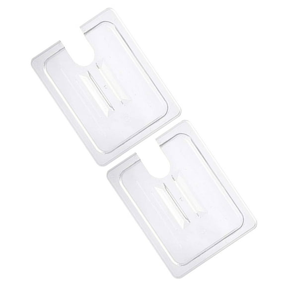 Hemoton 2pcs Clear Plastic Replacement Lids for Slow Cookers Sous Vide Precise Cooking Machines Covers Kitchen Cooking Pots Lid for 11L Slow Cooker