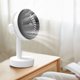 thumbnail image 3 of Ventilador de escritorio con vibración y circulación de aire, mini ventilador silencioso con carga USB, 3 of 6