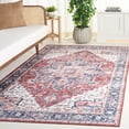 thumbnail image 3 of Safavieh Arizona 3'-0" X 5'-0" Polyester Power Loomed Rug In Rust / Navy, 3 of 13
