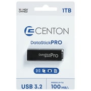 Centon DataStick Pro 1TB USB 3.0 Flash Drive - 1 TB - USB 3.0 - Black -