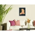 thumbnail image 3 of Platinum Blonde in Lingerie - Vintage Pin Up Girl Print by Bill Randall c.1950s - Fine Art Rolled Canvas Print (Unframed) 20in x 26in, 3 of 4