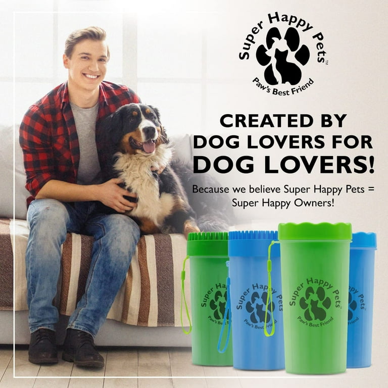 Dog Paw Cleaner for LARGE Dogs makes washing muddy paws EASY! Our