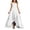 White, variant on Satin High Low Junior Bridesmaid Dresses Square Neck Spaghetti Strap Flower Girl Dress Teen Girls Formal Special Occasions
