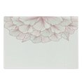 thumbnail image 1 of Floral Cutting Board, Pastel Toned Bridal Flower Carnation Closeups Illustration, Decorative Tempered Glass Cutting and Serving Board, in 3 Sizes, by Ambesonne, 1 of 2