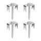 thumbnail image 5 of Clavos De Grapas Para Cercas, Sujetadores Para Cercas De Alambre, Resistentes A La Erosión, Adaptador Hexagonal Seguro Y Confiable, Reutilizable, 50 Piezas Para Jardín Con, 5 of 7