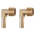 thumbnail image 1 of 2 piezas de 90 grados Codo Garden Conector de tubo de agua Durable Adaptador de tubería de agua, 1 of 5