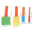 thumbnail image 2 of WHAMVOX 4 Sets Paint Brushes Sponge Foam Paint Brush Multi For Creative Activities Use, 2 of 8