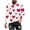 Red2, variant on Maean Men Valentine's Day Tops Long Sleeve Crewneck Shirts Heart Graphic Fashion Tshirts for Mens