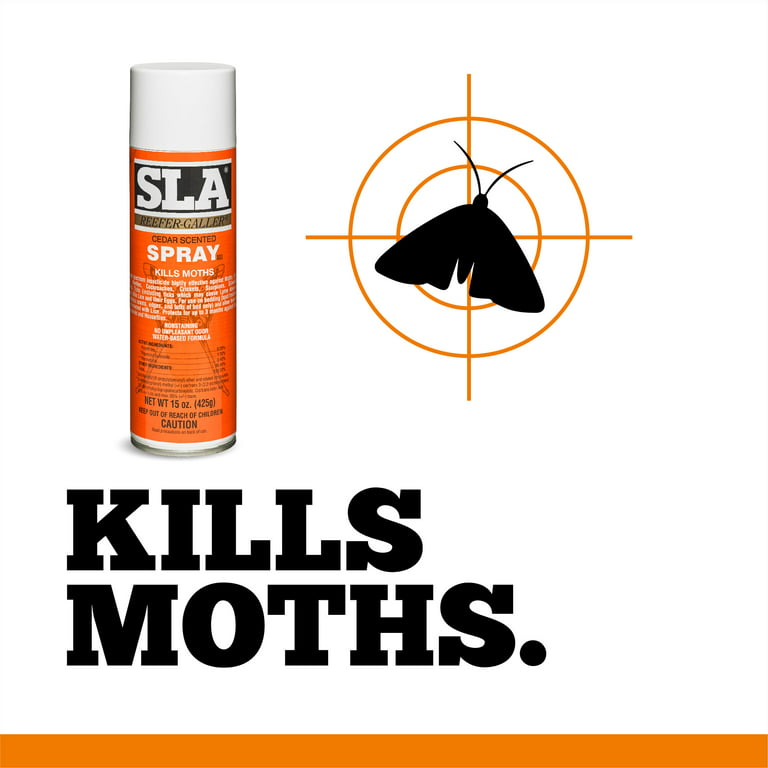 SLA Cedar Scented Moth Spray	- 15 oz can