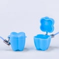 thumbnail image 2 of KAKOWELY 7pcs Plastic Children Teeth Box Tooth Shape Container Storage Box for Kids Baby （Mixed Color),0.79"X0.71"X0.67", 2 of 4