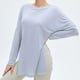 thumbnail image 1 of Blusa de yoga ligera, de secado rápido y con protector solar fresco, camiseta holgada y transpirable para mujer, ropa deportiva de manga larga para yoga, 1 of 6