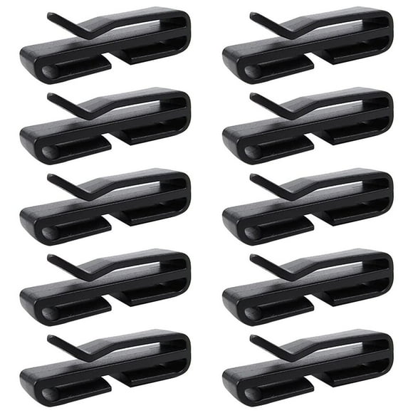 EASTIN Ski Helmet Mask Holder 10Pcs Plastic Multipurpose Strong Snow Helmet Mask Clip Easy Mounting on Helmet Strap for Outdoor Cycling Skiing Climbing Sports