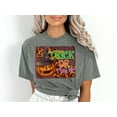 thumbnail image 3 of Women's Trick or Treat Pumpkin Witch Hat T-Shirt, 3 of 10