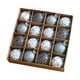 thumbnail image 1 of 16 adornos navideños de bolas con dijes colgantes de 6 cm para decoración navideña. Azul, 1 of 9