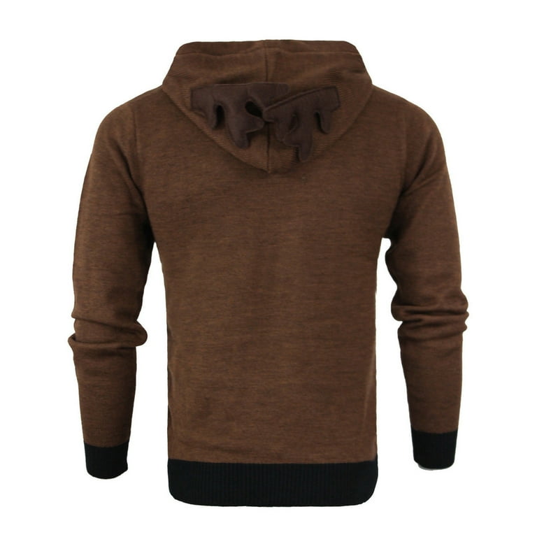 Mens reindeer deals hoodie