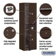 thumbnail image 7 of Salsbury Industries Surface Mounted 3 Unit Front Load 4C Horizontal Mail Center, 7 of 7