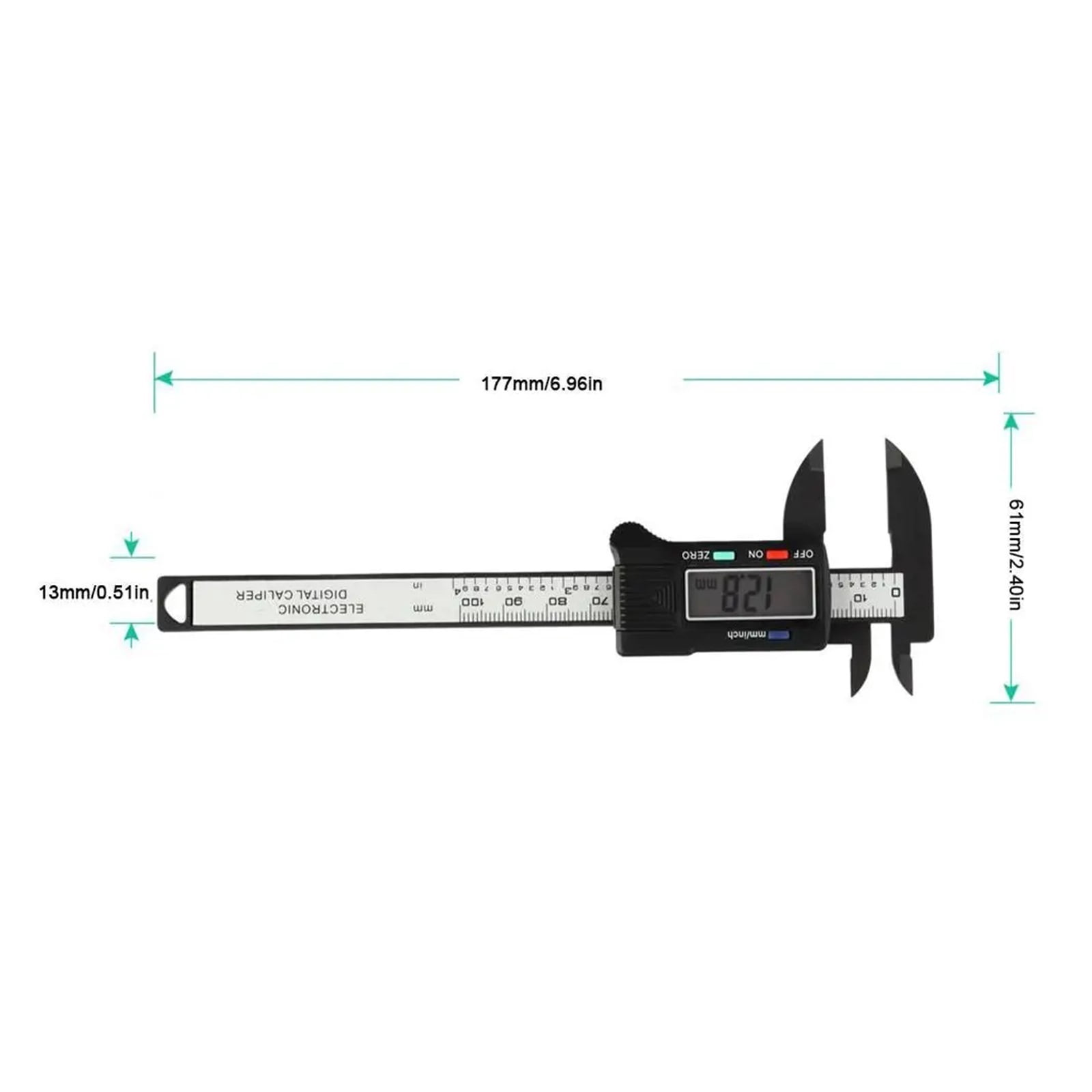 100mm LED Electronic Digital Caliper Vernier Caliper Gauge Micrometer Measuring Tool Digital Ruler ,Precision Measuring