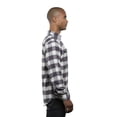 thumbnail image 3 of Yarn-Dyed Long Sleeve Flannel Shirt, M, WhiteRed, 3 of 3