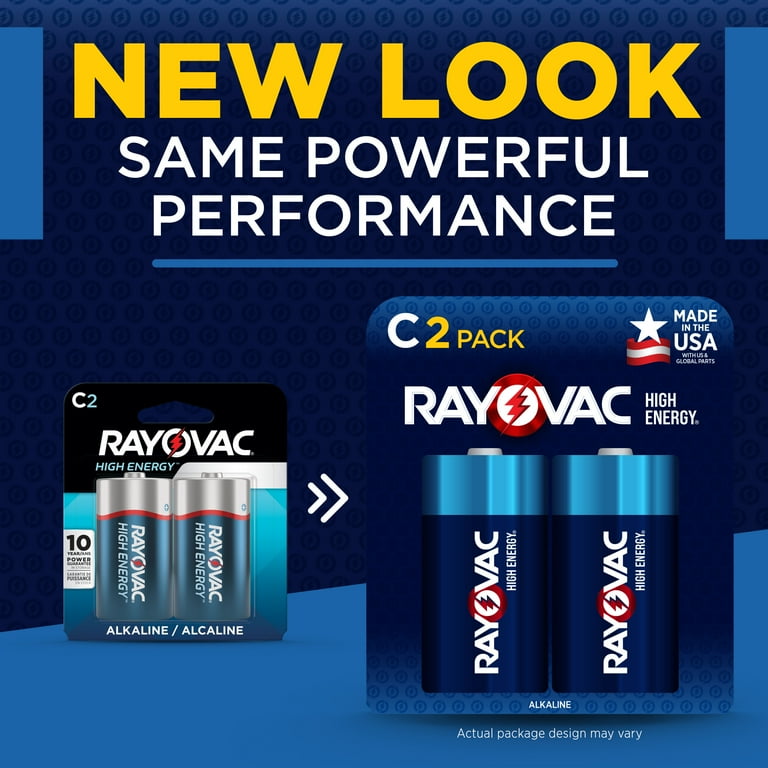 Rayovac High-Energy Alkaline C Batteries - For Multipurpose - AAA - 12 / Pack