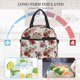 thumbnail image 4 of Fotbe Rose Flowers Bolsa de Almuerzo con Estampado, Lonchera Aislada, Contenedores de Comida Reutilizables Tipo Cooler a Prueba de Fugas, 4 of 7