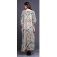 thumbnail image 4 of Bimba Floral Long Caftan Maxi Dress Beach Swimwear Cover up Womens Kaftan-S-L, 4 of 5