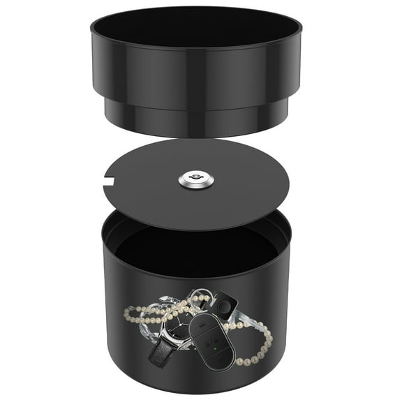 Adifare Flower Pot Diversion Safe 2 Layer Flower Pot Secret Compartment with Money Bag and Lock Decorative Secret Hidden Safe for Hiding Cash Jewelry Keys Rings Watches