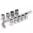 thumbnail image 2 of STONEGO 10Pcs/Set Socket Set - Ideal for Automotive Repair and Hardware Tasks - Includes Multiple Sizes 8, 10, 11, 12, 13, 14, 17, 19, 21mm - Perfect for DIY Enthusiasts and Holiday Gifting, 2 of 8