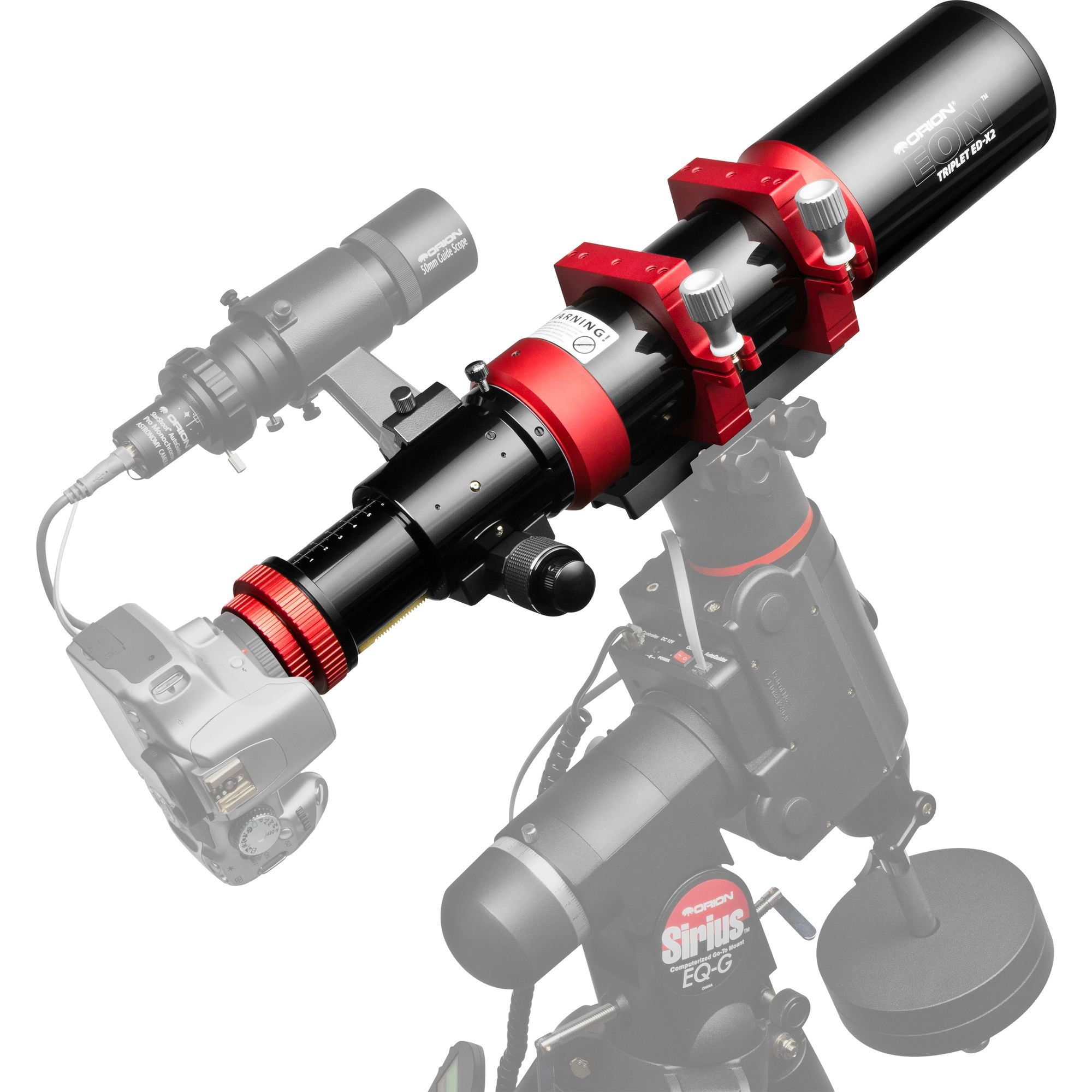 Orion EON 85mm ED-X2 f//6.6 Triplet Apo Refractor Telescope