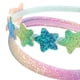 thumbnail image 3 of Diademas con purpurina para niñas, diademas de estrella arcoíris para accesorios para el cabello de niñas pequeñas, diadema infantil gruesa y brillante, 3 of 5