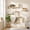 beige, variant on 5-in-1 Cat Wall Shelves: Cat Climbing Furniture with Wall Mounted Perch & Lounge for Indoor Cats, Space-Saving Wall Pet Shelves for Play & Rest