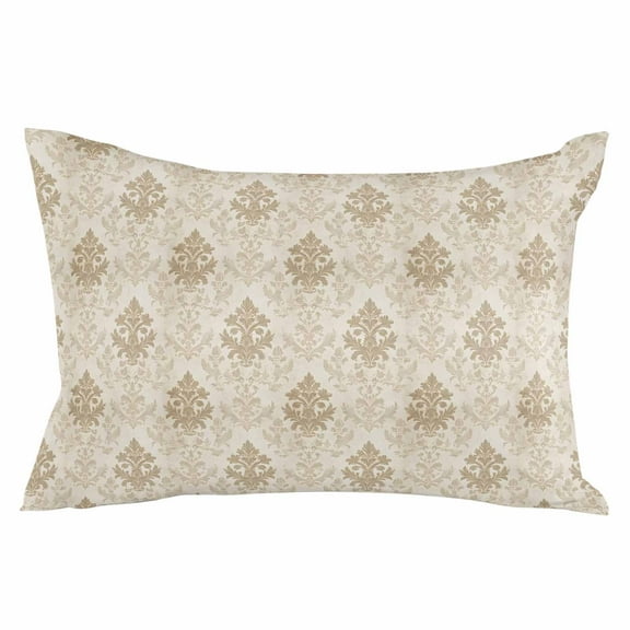 Boho Ethnic Throw Pillow Cover 20 x 36 Inch Decorative Pillow Cover Brown Neutral Aesthetic Abstract Flowers Lumbar Pillowcase Seasonal Rectangle Cushion Case for Couch Sofa Bed Living Room