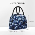 thumbnail image 3 of Haiem Blueberry Printed Lunch Bag Women, Lunch Box Lunch Bag for Women, Small Leakproof Cute Lunch Tote Large Capacity Reusable Insulated Cooler Lunch Container, 3 of 6