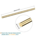 thumbnail image 2 of Uxcell 6mm Diameter 350mm Length Brass Solid Round Rod for DIY Craft 1 packs, 2 of 4