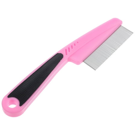 LULULION Fine Tooth Comb Professional Design Stainless Steel Hair Combs for and Removal in Travel 1Pack