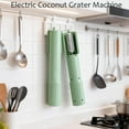 thumbnail image 4 of Electric Coconut Grater Machine, Handheld Coconut Scraper Peeler Shredder, Wireless Automatic Anti-SplashRotating Kitchen Grater(White), 4 of 7