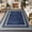 Blue, variant on GlowSol 2x6 Reddish Brown Washable Non-Slip Runner Rug, Ultra-Soft Shaggy Modern Printed Carpet for Entryway Kitchen Laundry Room