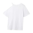 thumbnail image 3 of Camiseta de mujer con cuello redondo, trajes, disfraz, top de manga corta para viaje de oficina S, 3 of 7